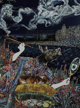 预售 拉奇布·肖:重塑早期大师 印裔英国艺术家 进口艺术 Patrick Elliott 英文原版 Raqib Shaw: Reinventing the Old Masters