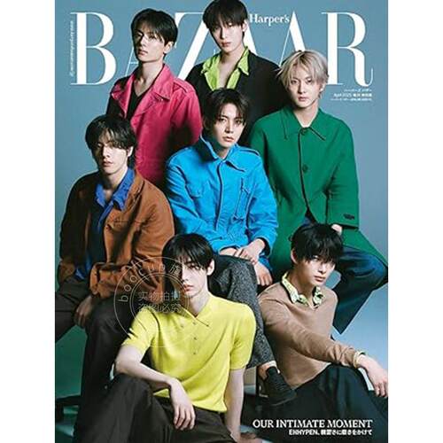 进口日文 时尚杂志 Harper's BAZAAR 2025年4月号特别版 ENHYPEN特別版