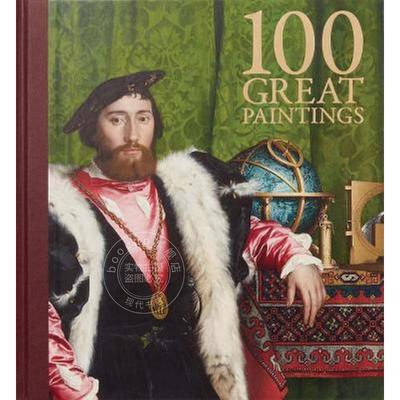 预售 100幅伟大绘画 绘画艺术作品集 Louise Govier 英文原版 One Hundred Great Paintings