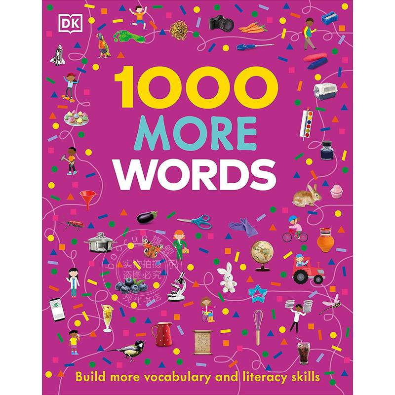1000个单词:积累更多词汇,提高读写能力 DK出版社 英文原版 1000 More Words: Build More Vocabulary and Literacy Skills