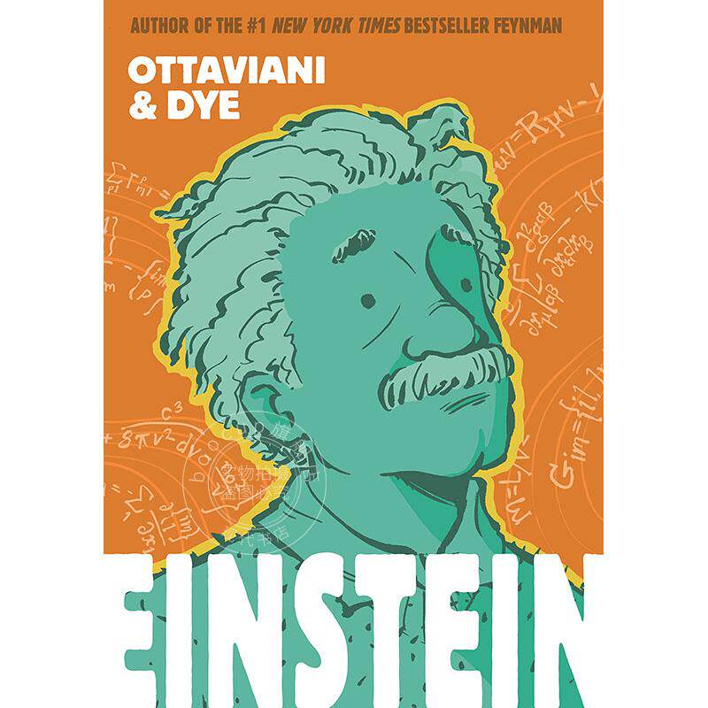 现货 爱因斯坦 Jim Ottaviani科学家自传漫画系列 英文原版 Einstein