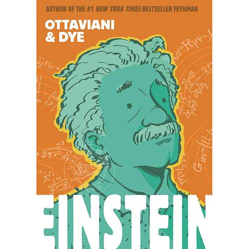 现货 爱因斯坦 Jim Ottaviani科学家自传漫画系列 英文原版 Einstein