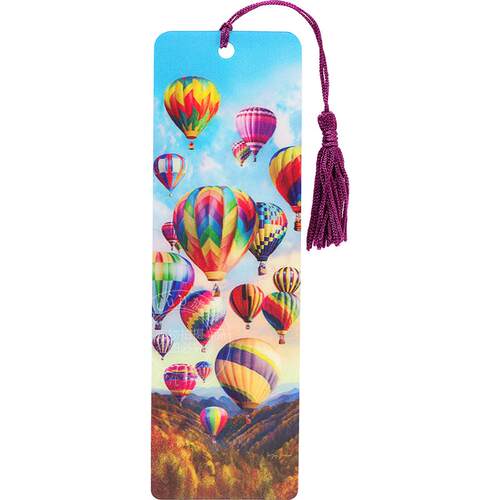 热气球3D书签 文创周边 Peter Pauper Press 英文原版  Hot Air Balloons 3-D Bookmark