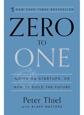 现货 从0到1 开启商业与未来的秘密 精装版 彼得蒂尔硅谷新右翼 英文原版 Zero to One 从零到一 Peter Thiel 如何打造未来的创业