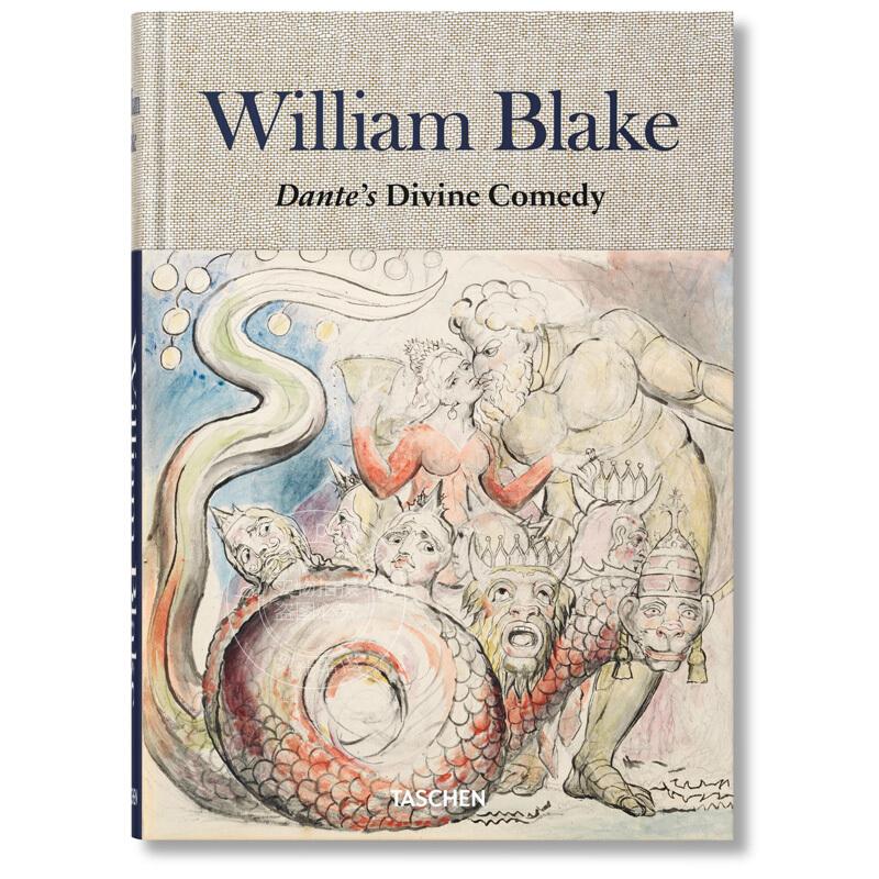 威廉·布莱克 但丁神曲插图全集 塔森出版社Taschen 英文原版 William Blake. Dante's Divine Comedy