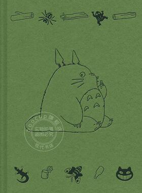 现货 吉卜力工作室龙猫笔记本 动画电影周边书 英文原版 Studio Ghibli My Neighbor Totoro Notebook