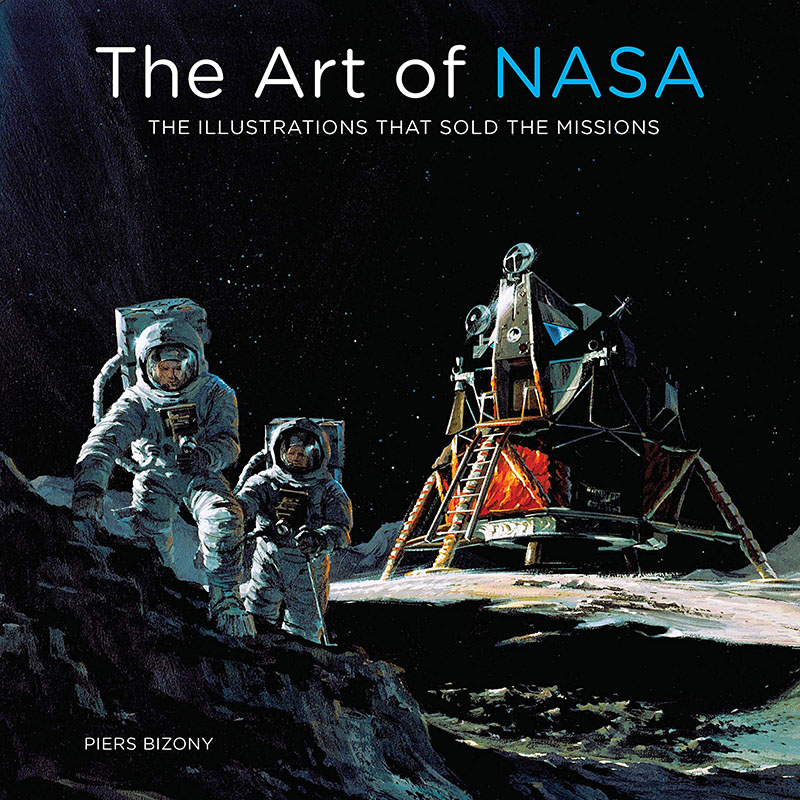 现货美国国家航空航天局的插画艺术集英文原版 The Art of NASA The Illustrations That Sold the Missions