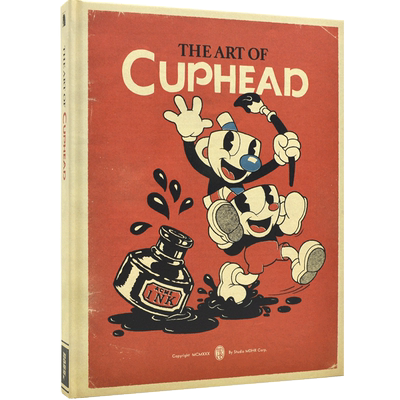 现货 茶杯头美术设定集 TGA获奖独立游戏 精装 英文原版 The Art of Cuphead Limited Edition 30年代复古画风 概念设定插画