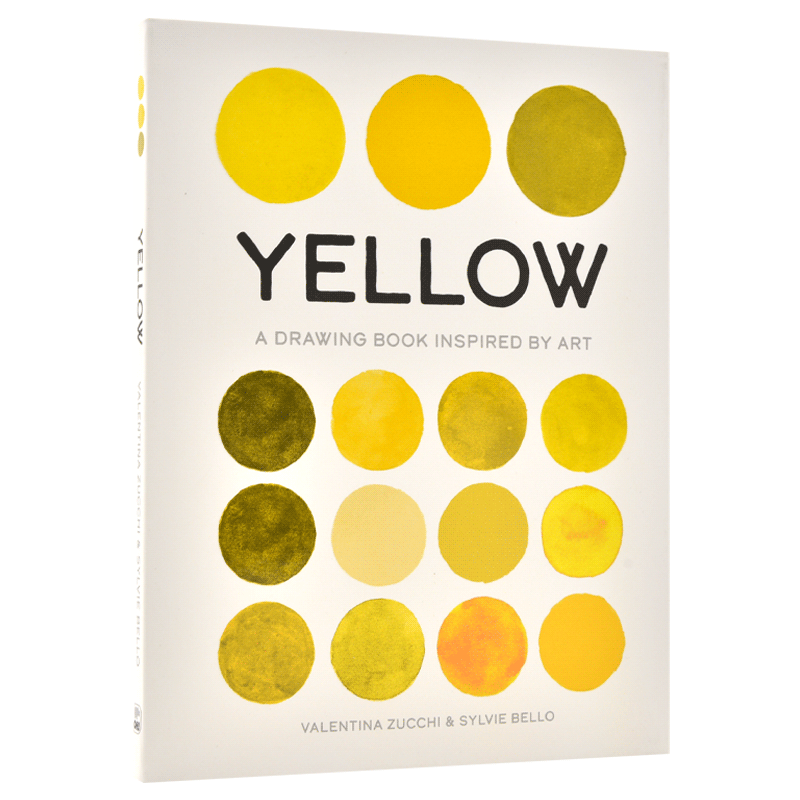 黄色:图画启发艺术 英文原版 Yellow : A Drawing Book Inspired by Art 瓦伦蒂娜·祖奇 艺术色彩画集 画册