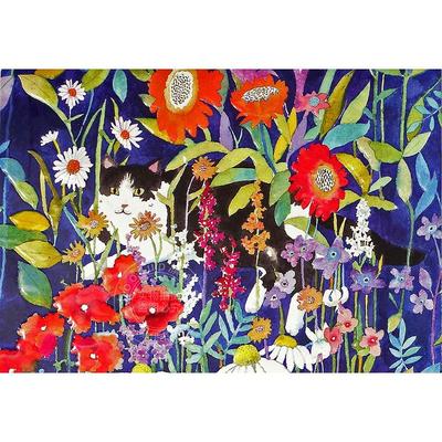 花园小猫 明信片信封贺卡 文创周边 Peter Pauper Press 英文原版  Garden Cat Note Cards