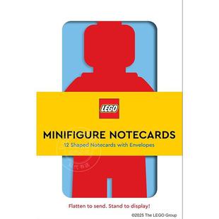 LEGO Minifigure with 乐高人仔便签卡：12张造型便签卡附带信封 Envelopes Shaped 英文原版 现货 Notecards
