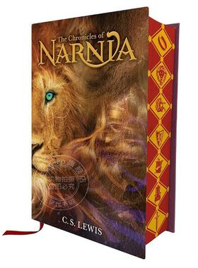 预售 纳尼亚传奇豪华刷边版 儿童文学奇幻小说 C. S. Lewis 英文原版 The Chronicles of Narnia Deluxe Edition 9-12岁