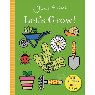 简?福斯特：一起来种植! 儿童植物认识绘本 英文原版 Jane Foster's Let's Grow 1-5岁