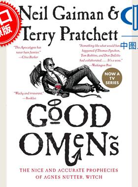现货 好兆头 同名电视剧原著小说 Neil Gaiman 尼尔·盖曼 Terry Pratchett 特里·普拉切特  英文原版 Good Omens