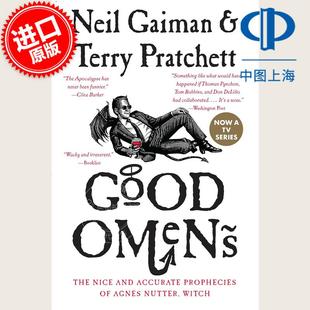 英文原版 Omens Neil Terry Pratchett 尼尔·盖曼 同名电视剧原著小说 Gaiman Good 现货 特里·普拉切特 好兆头
