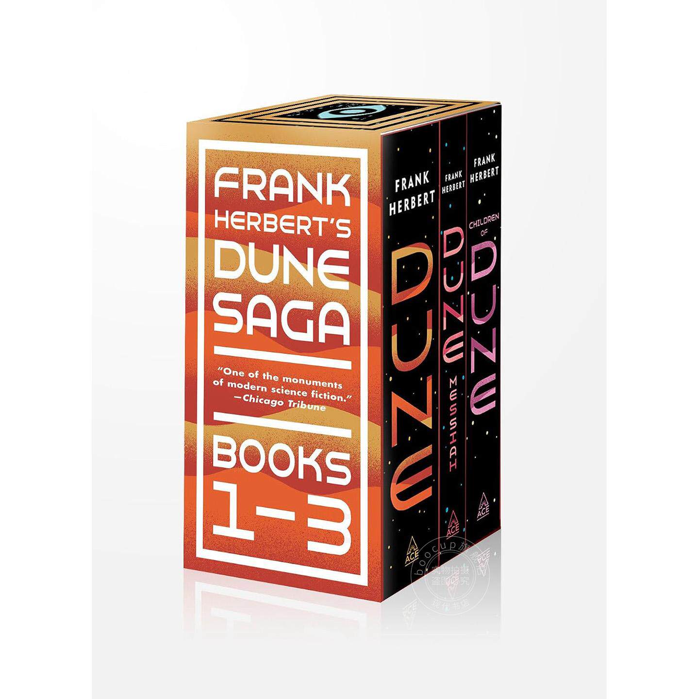 预售 沙丘三部曲进口套装 英文原版 Dune 甜茶海王张震同名电影科幻小说 弗兰克·赫伯特Frank Herbert 当代科幻史诗原著畅销书