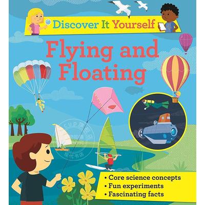 现货 自己探索 飞行和漂浮 儿童科普绘本故事书 David Glover 英文原版 Discover It Yourself: Flying and Floating 7-11岁