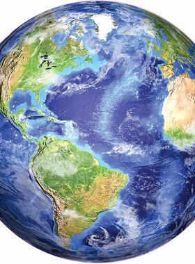 地球 1000片拼图 文创周边 Peter Pauper Press 英文原版 Planet Earth 1000 Piece Round Jigsaw Puzzle