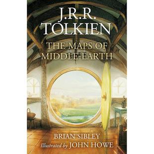 现货 托尔金的中土世界地图：从努曼诺尔和贝烈瑞安德到荒野和中土世界 英文原版 The Maps of Middle-earth: From Numenor and Be