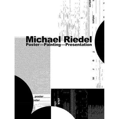 预售 迈克尔·里德尔：海报绘画展示 英文原版 艺术画册 Michael Riedel: Poster-Painting-Presentation