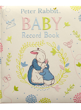 预售 彼得兔宝宝记录手册 儿童绘本故事书 Beatrix Potter英文原版 Peter Rabbit Baby Record Book