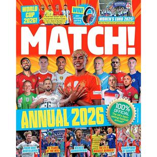 预售 Match足球杂志2026年年刊 英文原版 MATCH! Annual 2026 9-11岁