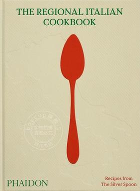 银勺：意大利地区美食食谱 Phaidon出版社 英文原版 The Silver Spoons: The Regional Italian Cookbook