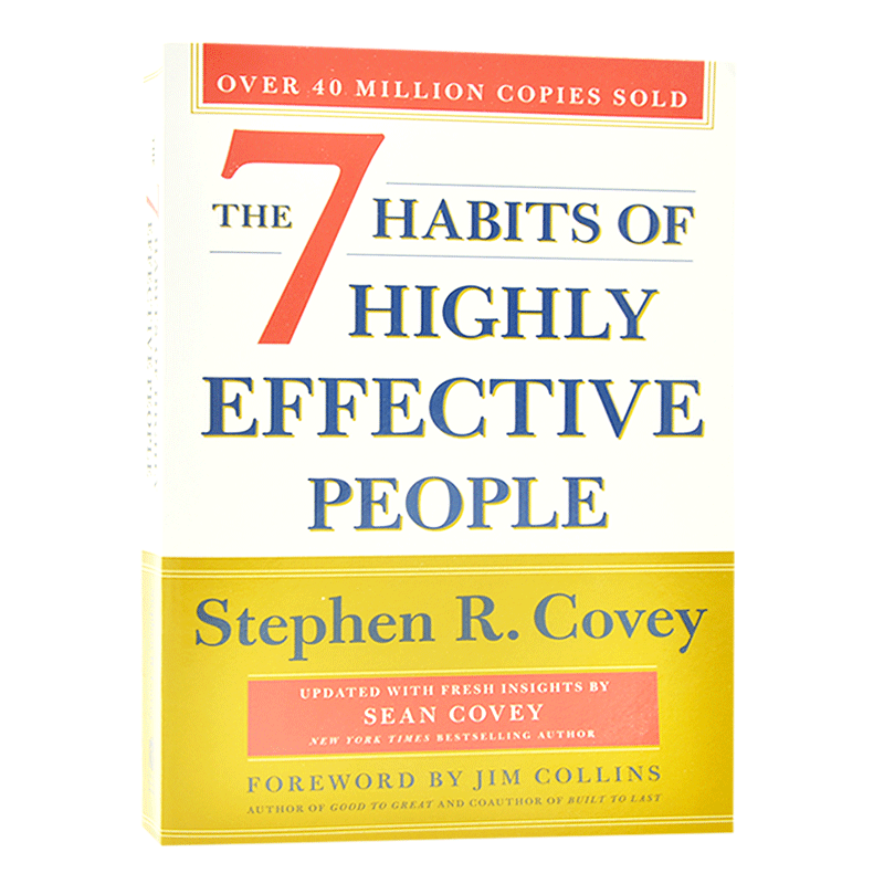 预售 高效能人士的七个习惯 30周年版 英文原版 The 7 Habits of Highly Effective People 肖恩·柯维 Sean Covey