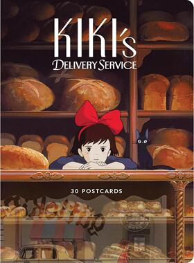 现货 吉卜力工作室：魔女宅急便明信片 文创周边 英文原版 Studio Ghibli Kiki's Delivery Service: 30 Postcards