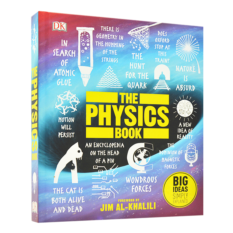 现货 DK物理百科图解 英文原版 The Physics Book DK人类的思想百科丛书 Big Ideas Simply Explained 全彩精装 DK百科
