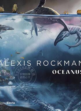 现货 亚历克西斯·洛克曼：海洋之神 进口艺术画册画集水彩画  英文原版 Alexis Rockman: Oceanus