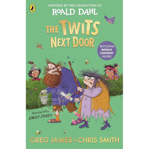 现货 隔壁的蠢特夫妇 Greg James 儿童读物 英文原版 The Twits Next Door 6-9岁