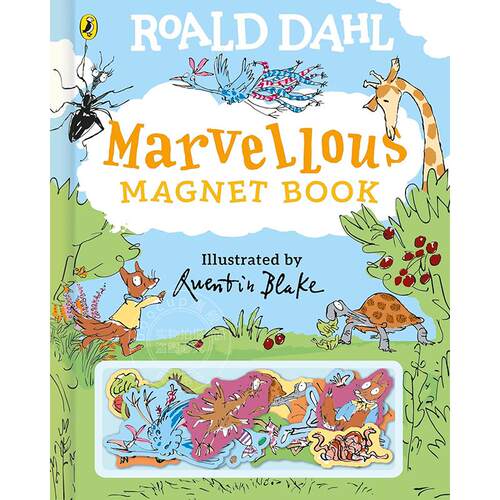 现货 罗尔德达尔：神奇的磁铁书 儿童绘本互动书 Roald Dahl 英文原版 Roald Dahl: Marvellous Magnet Book 3-5岁