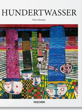 百水先生 佛登斯列?汉德瓦萨 基础艺术入门系列Basic Art 2.0 塔森出版社Taschen 英文原版 Hundertwasser