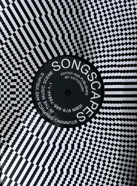 歌曲景观：音乐场景中令人惊叹的图形和视觉效果 英文原版 Songscapes: Stunning Graphics and Visuals in the Music Scene