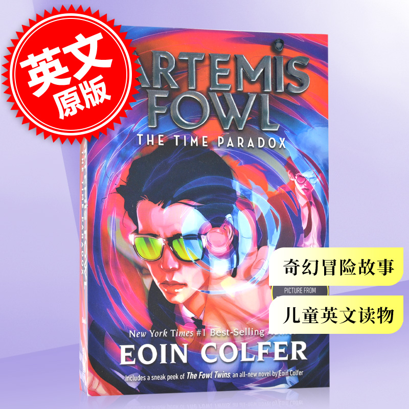 阿特米斯奇幻历险 英文原版 The Time Paradox (Artemis Fowl, Book 6) 第六册：时间的悖论 奇幻冒险故事儿童书籍