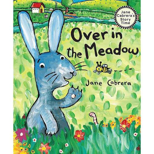 现货 在草地上 儿童绘本故事书 Jane Cabrera 英文原版 Over in the Meadow 2-5岁