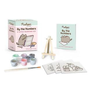 预售 胖吉猫小小绘画套装 周边书 英文原版 Pusheen by the Numbers: A Little Painting Kit