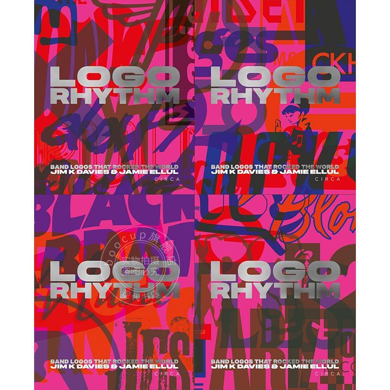 标志节奏：震撼世界的乐队标志 英文原版 艺术画册 Logo Rhythm: Band Logos that Rocked the World