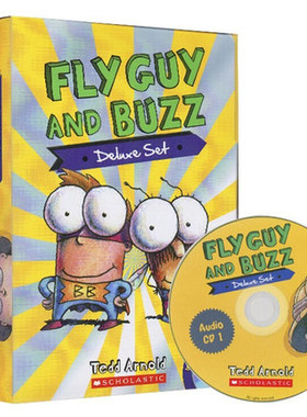 现货 Fly Guy And Buzz苍蝇小子（15册）附CD  全彩英语初级简单有趣的桥梁读物