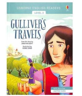 Usborne English Readers - Gullier\'s Travels Usborne 英语2级读物 格列佛游记 全彩插图 6-9岁 故事绘本