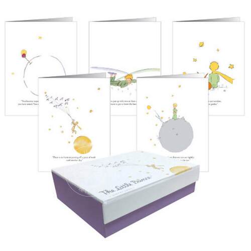 小王子明信片信封贺卡 文创周边 英文原版 The Little Prince Notecards