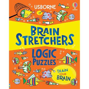 脑力挑战：逻辑谜题 尤斯伯恩出版社 Usborne 英文原版 Brain Stretchers: Logic Puzzles 8-10岁