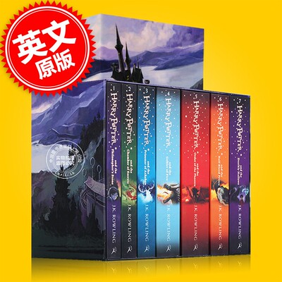 现货 哈利波特 全套英语原版书Harry Potter 1-7套装 进口原版 Complete Collection 哈利波特与魔法石 JK罗琳英文