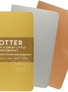 箔片迷你笔记本套装 日记本 文创周边 Peter Pauper Press 英文原版  Foil Jotter Notebooks
