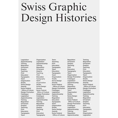 预售 瑞士平面设计史 Swiss Graphic Design Histories 艺术画册 英文原版