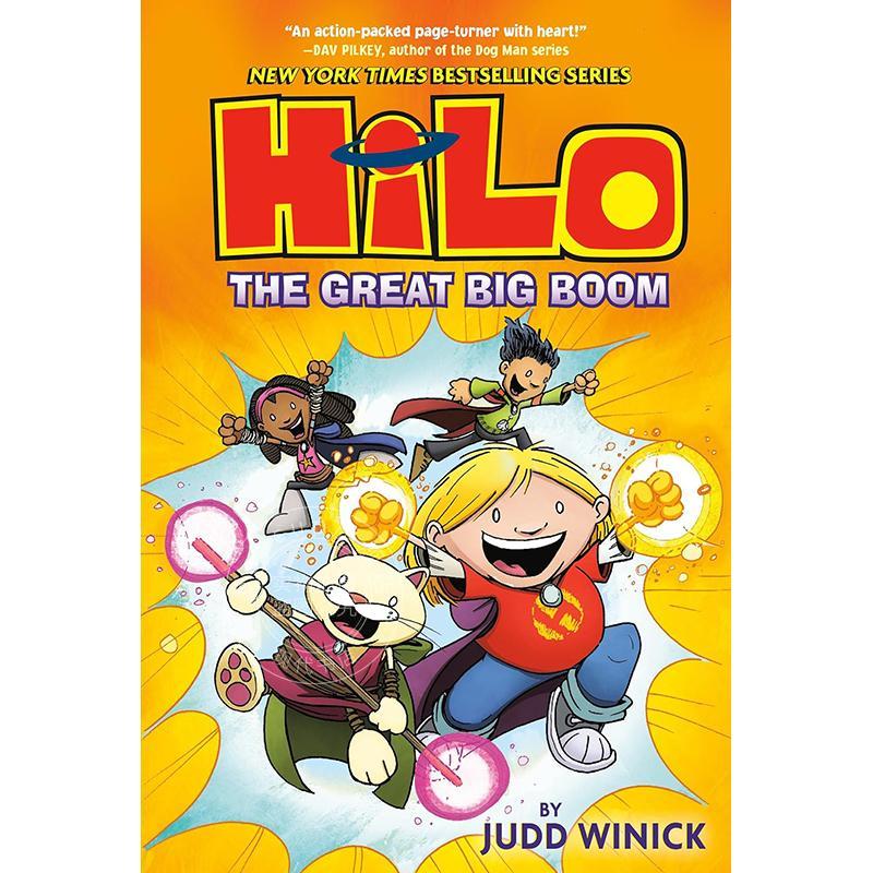 希罗系列第3册：巨大的繁荣 儿童读物图画书 Judd Winick 英文原版 Hilo Book 3: The Great Big Boom 7-10岁