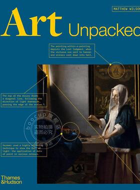 艺术解密：50件艺术作品揭秘、探索、解读 英文原版 艺术画册 Art Unpacked: 50 Works of Art: Uncovered  Explored  Explained