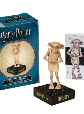 现货 哈利波特 家养小精灵多比 小手办 英文原版 Harry Potter Talking Dobby and Collectible Book 哈利波特周边 收藏书