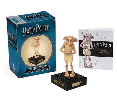现货 哈利波特 家养小精灵多比 小手办 英文原版 Harry Potter Talking Dobby and Collectible Book 哈利波特周边 收藏书